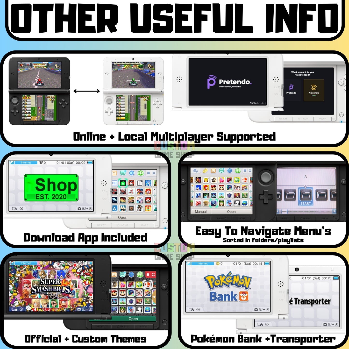 Nintendo 3DS XL Console 256GB Bundle