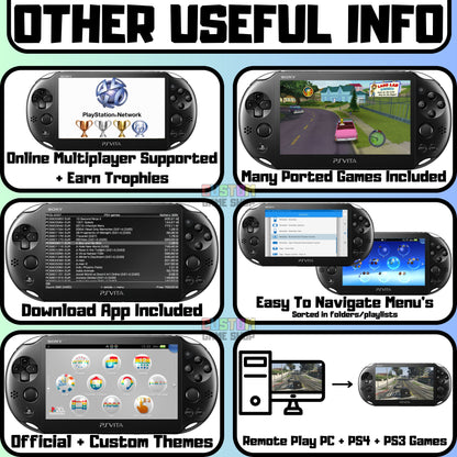 Sony PlayStation Vita Slim Console 512-256GB Bundle