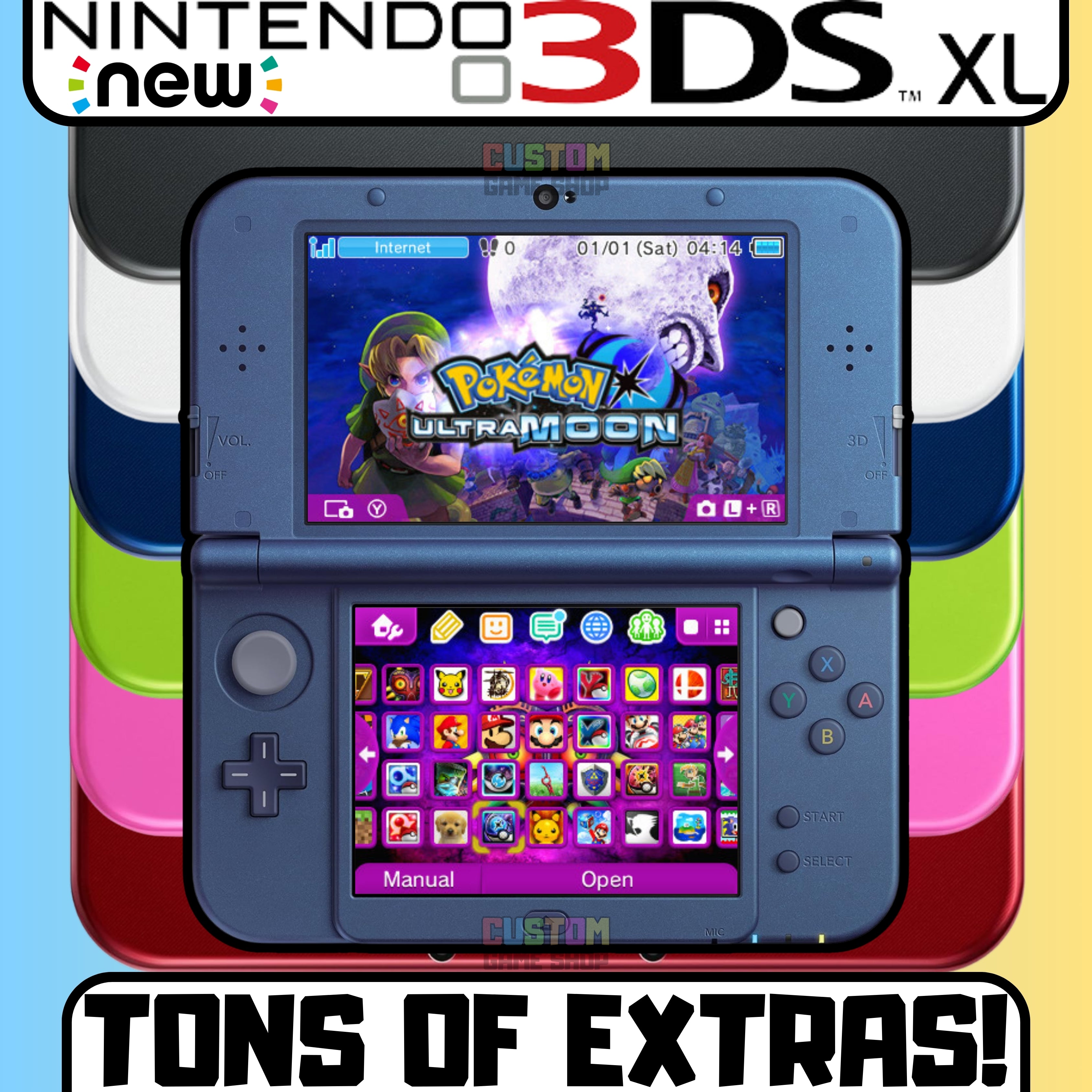 Nintendo 3DS cheapest in Purple Bundle