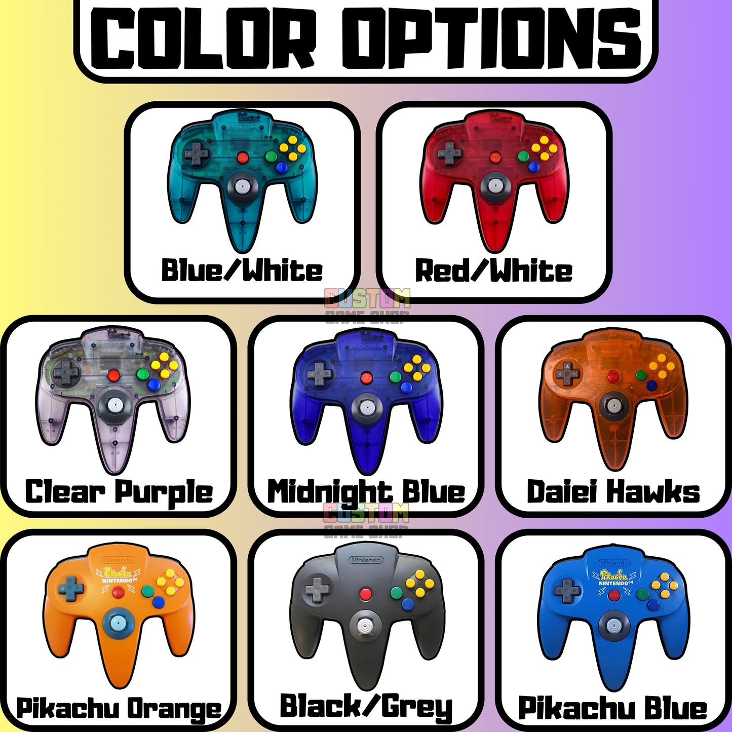 Nintendo 64 Controllers